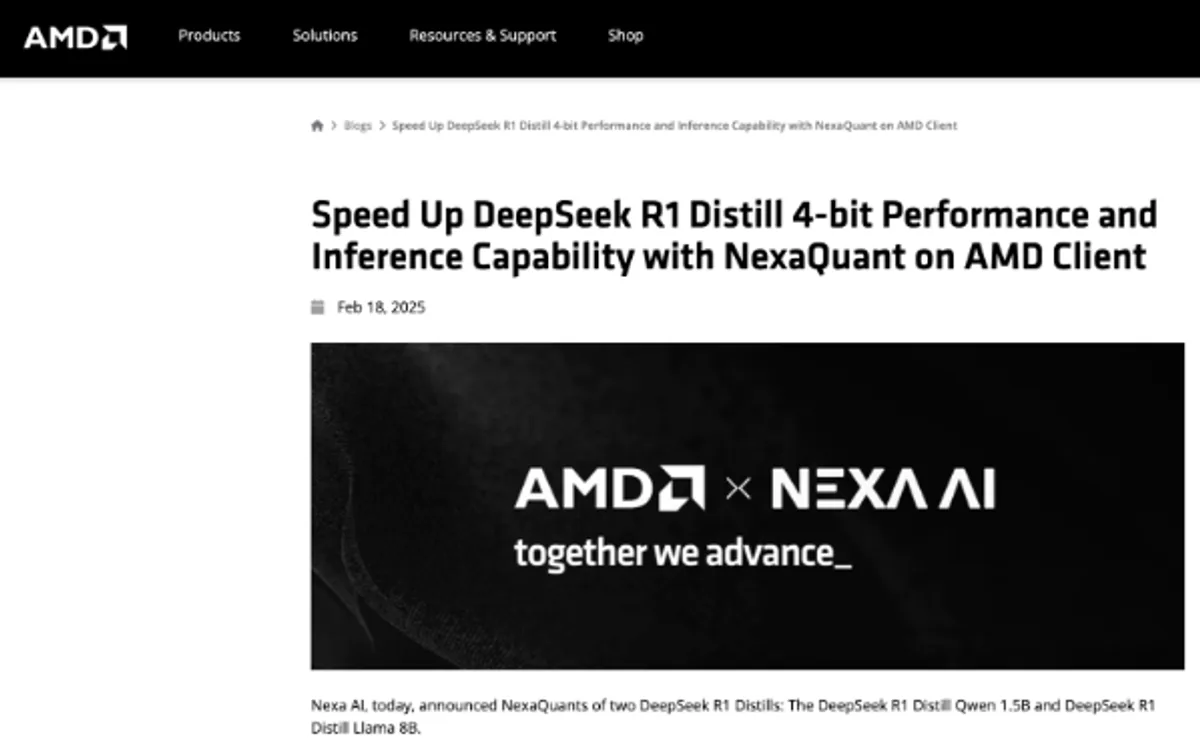 AMD (Blog) recognition screenshot