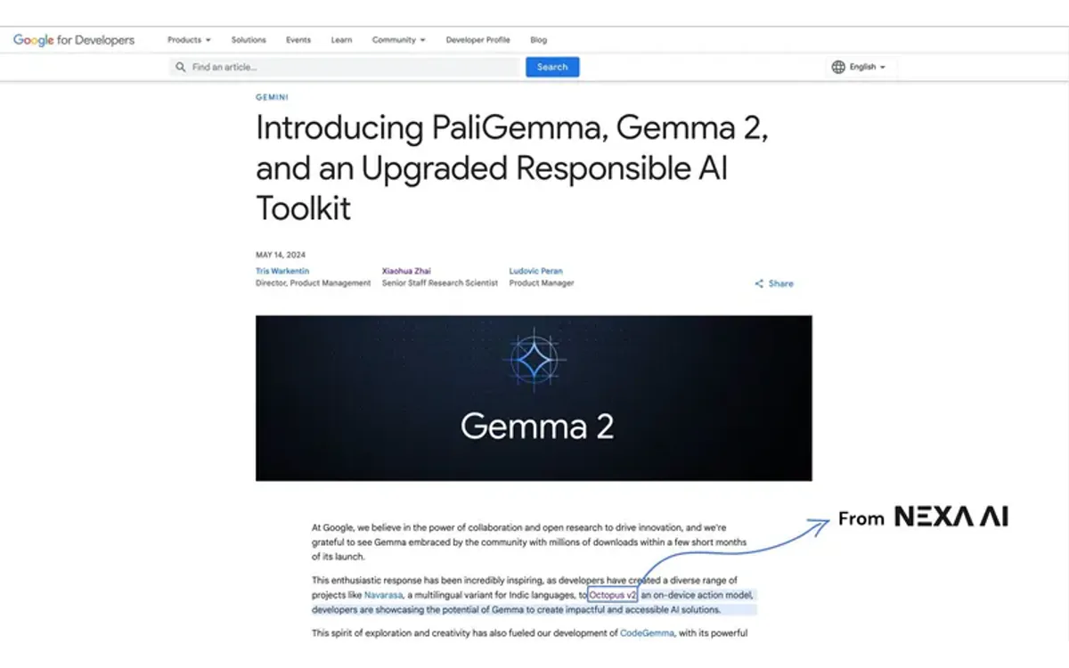Google (Blog) recognition screenshot
